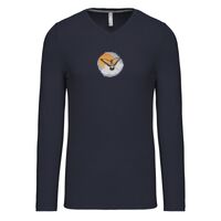 T-shirt col V manches longues de marque Kariban Vignette
