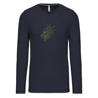 T-shirt col V manches longues de marque Kariban Vignette