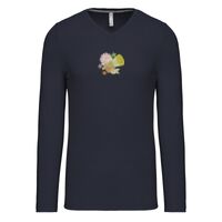 T-shirt col V manches longues de marque Kariban Vignette