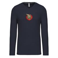 T-shirt col V manches longues de marque Kariban Vignette