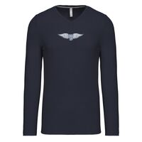T-shirt col V manches longues de marque Kariban Vignette