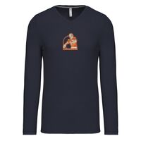 T-shirt col V manches longues de marque Kariban Vignette