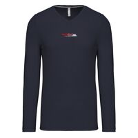 T-shirt col V manches longues de marque Kariban Vignette