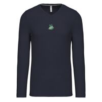 T-shirt col V manches longues de marque Kariban Vignette