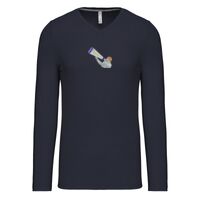 T-shirt col V manches longues de marque Kariban Vignette