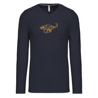 T-shirt col V manches longues de marque Kariban Vignette