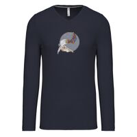 T-shirt col V manches longues de marque Kariban Vignette