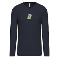 T-shirt col V manches longues de marque Kariban Vignette