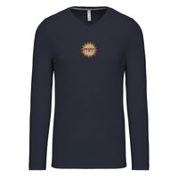 T-shirt col V manches longues de marque Kariban Vignette