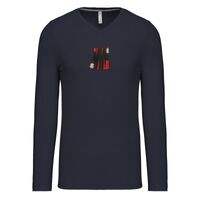 T-shirt col V manches longues de marque Kariban Vignette