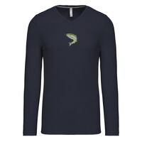 T-shirt col V manches longues de marque Kariban Vignette