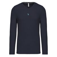 T-shirt col V manches longues de marque Kariban Vignette