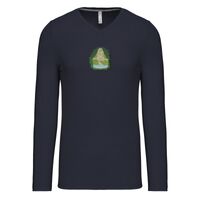 T-shirt col V manches longues de marque Kariban Vignette