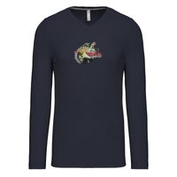 T-shirt col V manches longues de marque Kariban Vignette