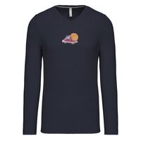 T-shirt col V manches longues de marque Kariban Vignette