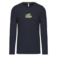 T-shirt col V manches longues de marque Kariban Vignette