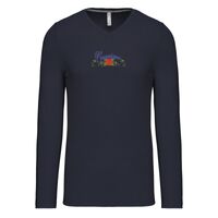 T-shirt col V manches longues de marque Kariban Vignette
