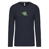 T-shirt col V manches longues de marque Kariban Vignette