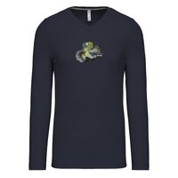 T-shirt col V manches longues de marque Kariban Vignette