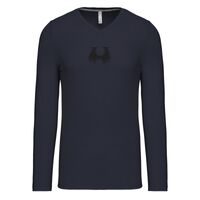 T-shirt col V manches longues de marque Kariban Vignette