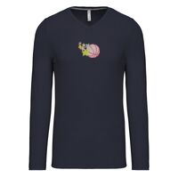 T-shirt col V manches longues de marque Kariban Vignette