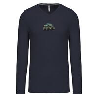 T-shirt col V manches longues de marque Kariban Vignette