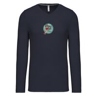 T-shirt col V manches longues de marque Kariban Vignette