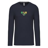 T-shirt col V manches longues de marque Kariban Vignette