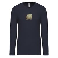 T-shirt col V manches longues de marque Kariban Vignette