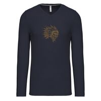 T-shirt col V manches longues de marque Kariban Vignette