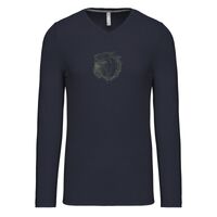 T-shirt col V manches longues de marque Kariban Vignette
