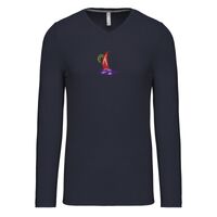 T-shirt col V manches longues de marque Kariban Vignette