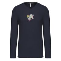 T-shirt col V manches longues de marque Kariban Vignette