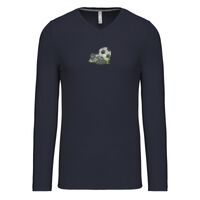 T-shirt col V manches longues de marque Kariban Vignette