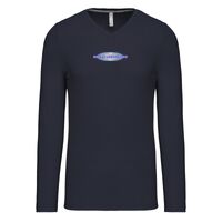 T-shirt col V manches longues de marque Kariban Vignette