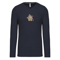 T-shirt col V manches longues de marque Kariban Vignette