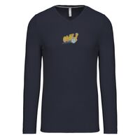 T-shirt col V manches longues de marque Kariban Vignette