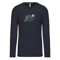T-shirt col V manches longues de marque Kariban Vignette