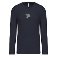 T-shirt col V manches longues de marque Kariban Vignette