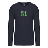 T-shirt col V manches longues de marque Kariban Vignette