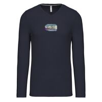 T-shirt col V manches longues de marque Kariban Vignette