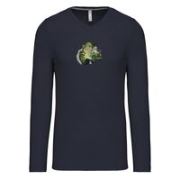 T-shirt col V manches longues de marque Kariban Vignette