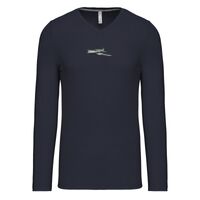 T-shirt col V manches longues de marque Kariban Vignette