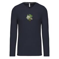 T-shirt col V manches longues de marque Kariban Vignette
