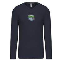T-shirt col V manches longues de marque Kariban Vignette
