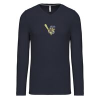T-shirt col V manches longues de marque Kariban Vignette