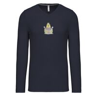 T-shirt col V manches longues de marque Kariban Vignette