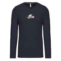 T-shirt col V manches longues de marque Kariban Vignette