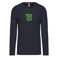 T-shirt col V manches longues de marque Kariban Vignette
