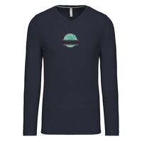 T-shirt col V manches longues de marque Kariban Vignette